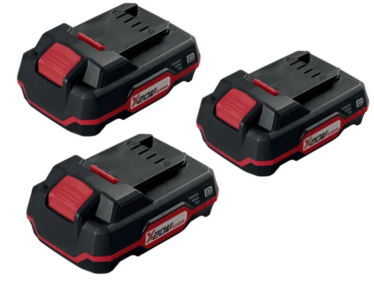 3 accu's 20 V - 2 Ah