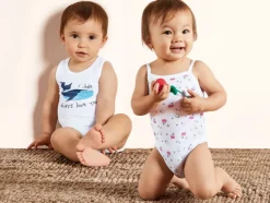 2 baby rompers