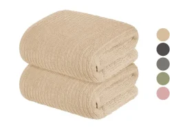 2 Handdoeken 100 x 50 cm