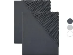 2 jersey hoeslakens 90-100 x 200 cm