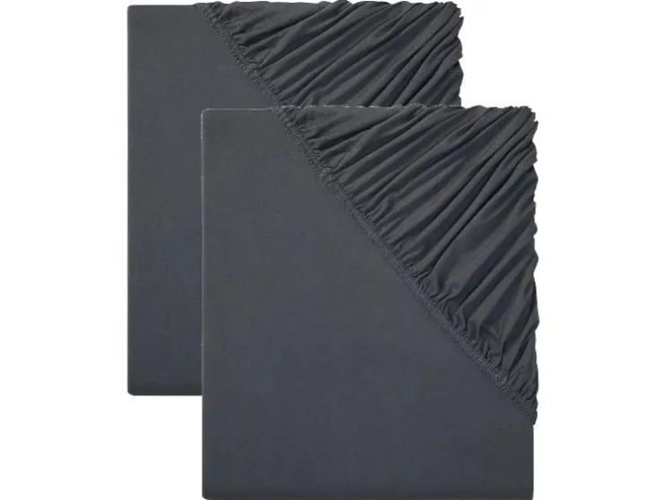 2 jersey hoeslakens 90-100 x 200 cm