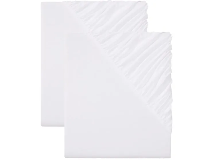 2 jersey hoeslakens 90-100 x 200 cm