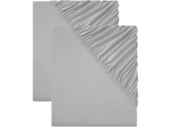 2 jersey hoeslakens 90-100 x 200 cm