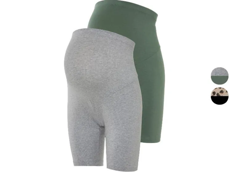 2 korte dames zwangerschapsbroeken