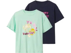 2 meisjes T-shirts