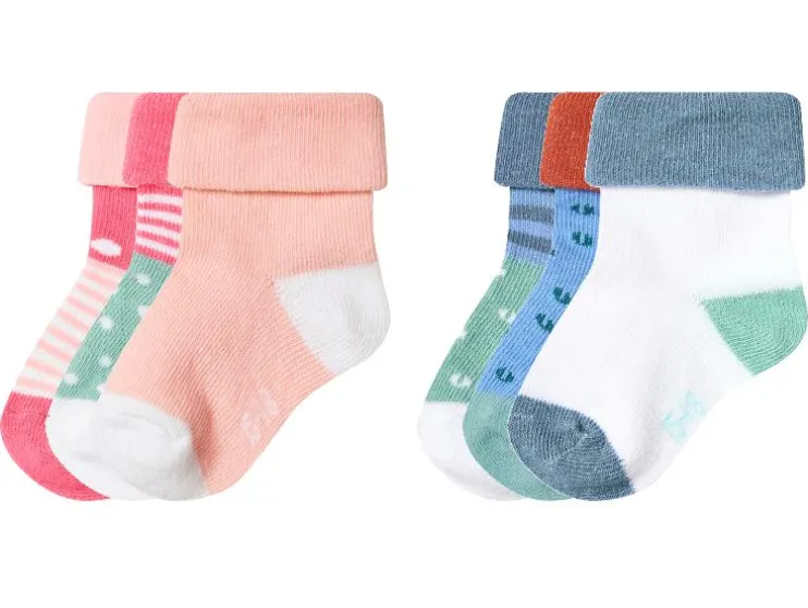 3 Paar baby sokken