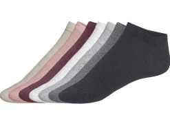 7 paar dames sneakersokken