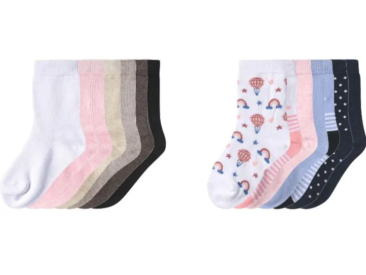 7 Paar kinder sokken