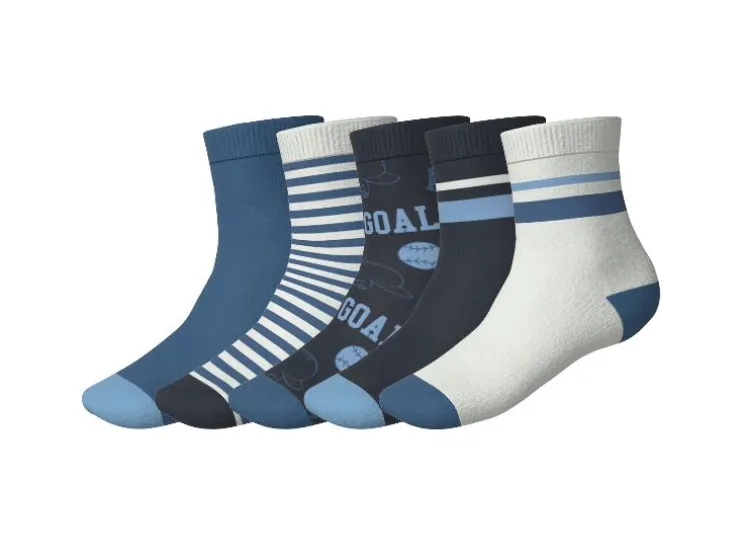 5 Paar kinder sokken