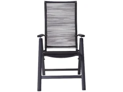 2 verstelbare tuinstoelen Miami