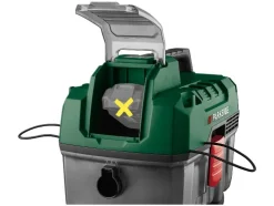 Accu nat en droog stofzuiger 20 V met accu en lader