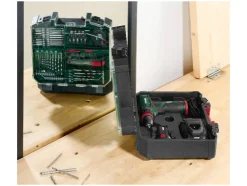 Accu-boormachineset 12 V met 2 accu's en lader