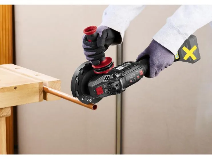 Accu-haakse slijper 20 V met accu en lader