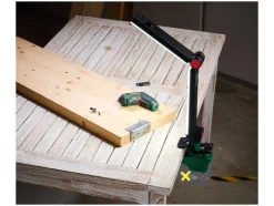 Accu-LED-klemlamp 20 V zonder accu en lader