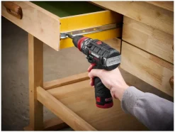 Accu-schroefboormachine en -slagschroevendraaier 12 V met accu's en lader