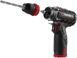 Accu-schroefboormachine en -slagschroevendraaier 12 V met accu's en lader