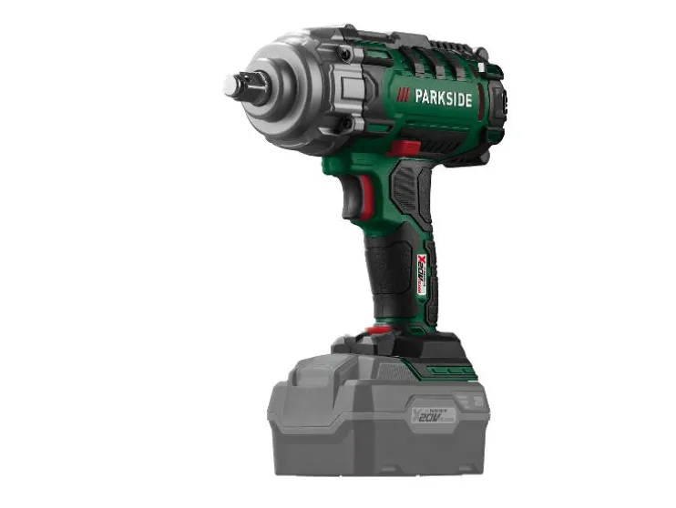 Accu-slagmoersleutel 20 V met 4 Ah accu en 4,5 A lader