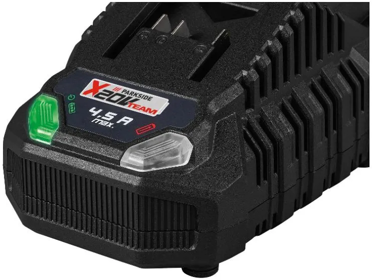 Accu-slagmoersleutel 20 V met 4 Ah accu en 4,5 A lader