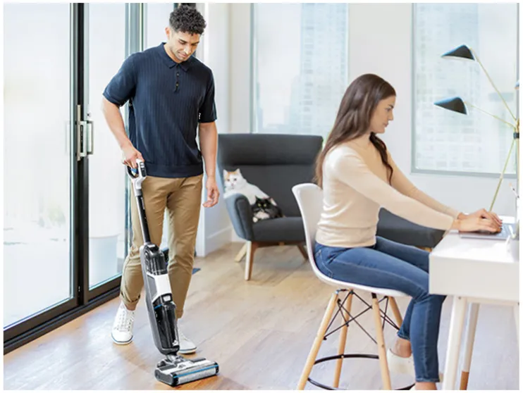 Accu-steelstofzuiger CrossWave F 3 Pro Black and White