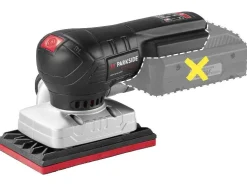 Accu-vlakschuurmachine of -excentrische schuurmachine 20 V zonder accu en lader