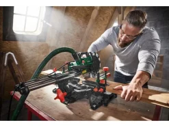 Afkortzaag met verstekfunctie 2000 W - zaagblad 210 mm