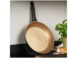 Aluminium braadpan Opulence collectie zwart/goud