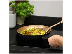 Aluminium braadpan Opulence collectie zwart/goud