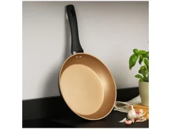 Aluminium braadpan Opulence collectie zwart/goud