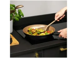 Aluminium braadpan Opulence collectie zwart/goud