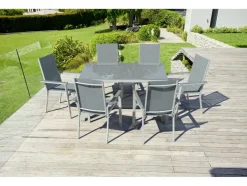 Aluminium tuintafel Houston