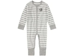 Baby meisjes / jongens slaapoverall met omkeerbaar voetdeel, met bio-katoen