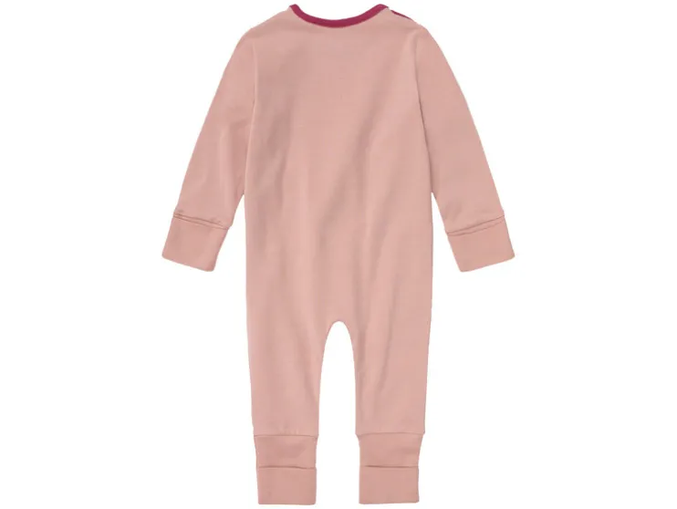 Baby meisjes / jongens slaapoverall met omkeerbaar voetdeel, met bio-katoen