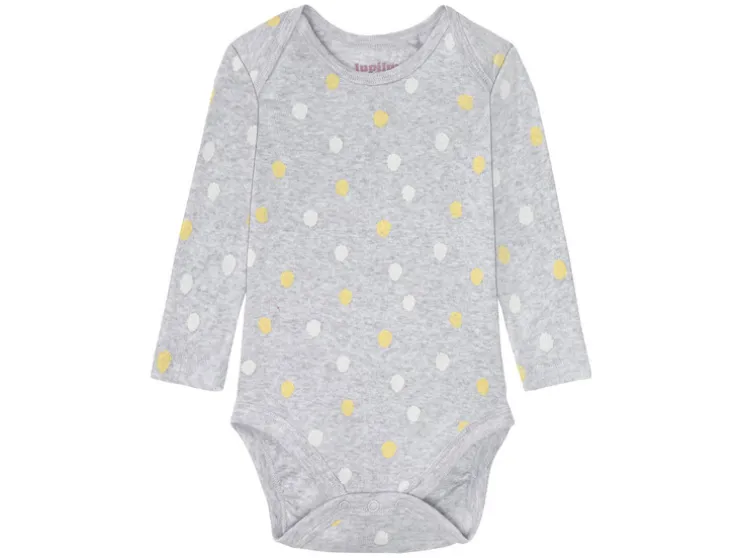 Babymeisjes rompertjes, 5 stuks, van zuivere bio-katoen