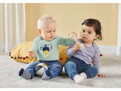 Babymeisjes rompertjes, 5 stuks, van zuivere bio-katoen