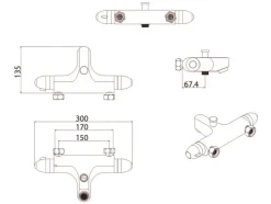 Bad- of douchekraan Supra