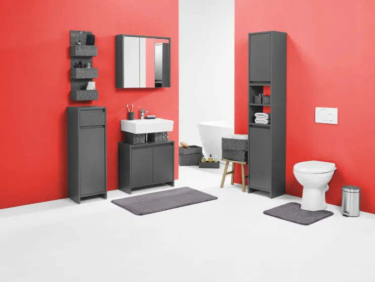 Badkamerkast met wasmand Oslo