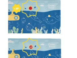 Badmat met thermometer Zeedieren