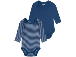 Body's voor babyjongens, set van 2, van bio-katoen