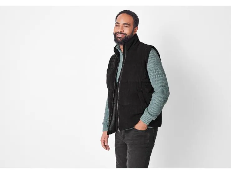 Corduroy heren bodywarmer