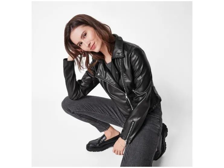 Dames bikerjack of bomberjack