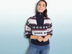 Dames gebreide schipperstrui