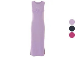 Dames jurk met ribstructuur