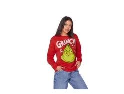 Dames kersthoodie of trui The Grinch