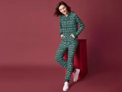 Dames kerstjumpsuit