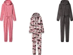 Dames pluche jumpsuit