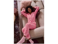 Dames pluche jumpsuit