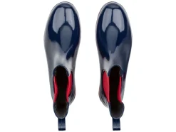 Dames regen enkellaars, met elastische zijkanten