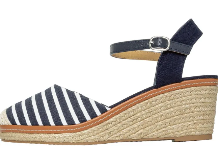 Dames sandalen met sleehak