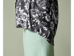 Dames satijnen blouse