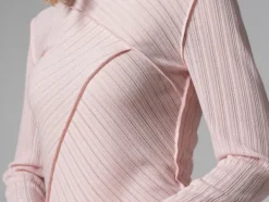 Dames shirt met lange mouwen roze